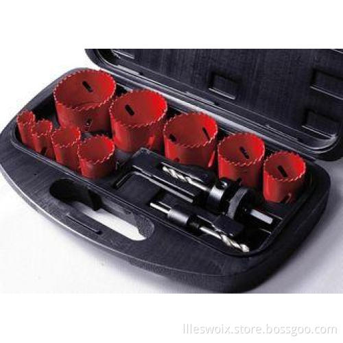 13PC HSS Stainless Steel Bimetal Drill Hole Saw 19mm 22mm W